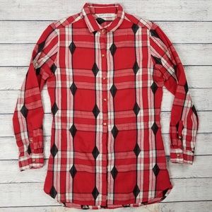 WOOLRICH Plaid Button Down Shirt